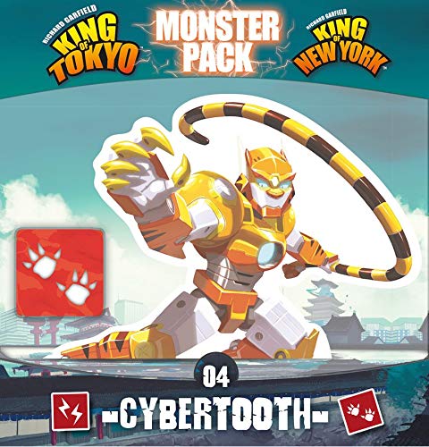 IELLO: Monster Pack #4 Cybertooth, trae un Nuevo mecánico de Juego, Compatible con Todos los Monstruos existentes, de 2 a 6 Jugadores, a Partir de 8 años