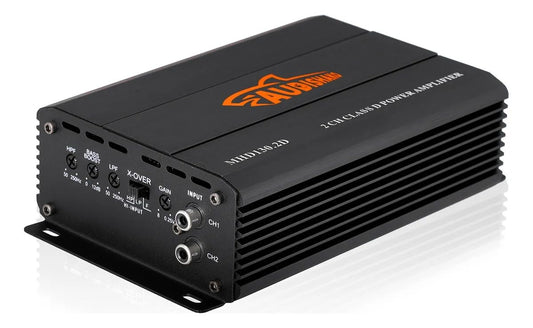 AUDISHAKO 800W Amplificador de Audio para Coche de 4 Canales,Amplificador para Auto de Clase D, 2 Ohm 260W x 2 Canales, Coches Deportivos y Otros Sistemas de Audio