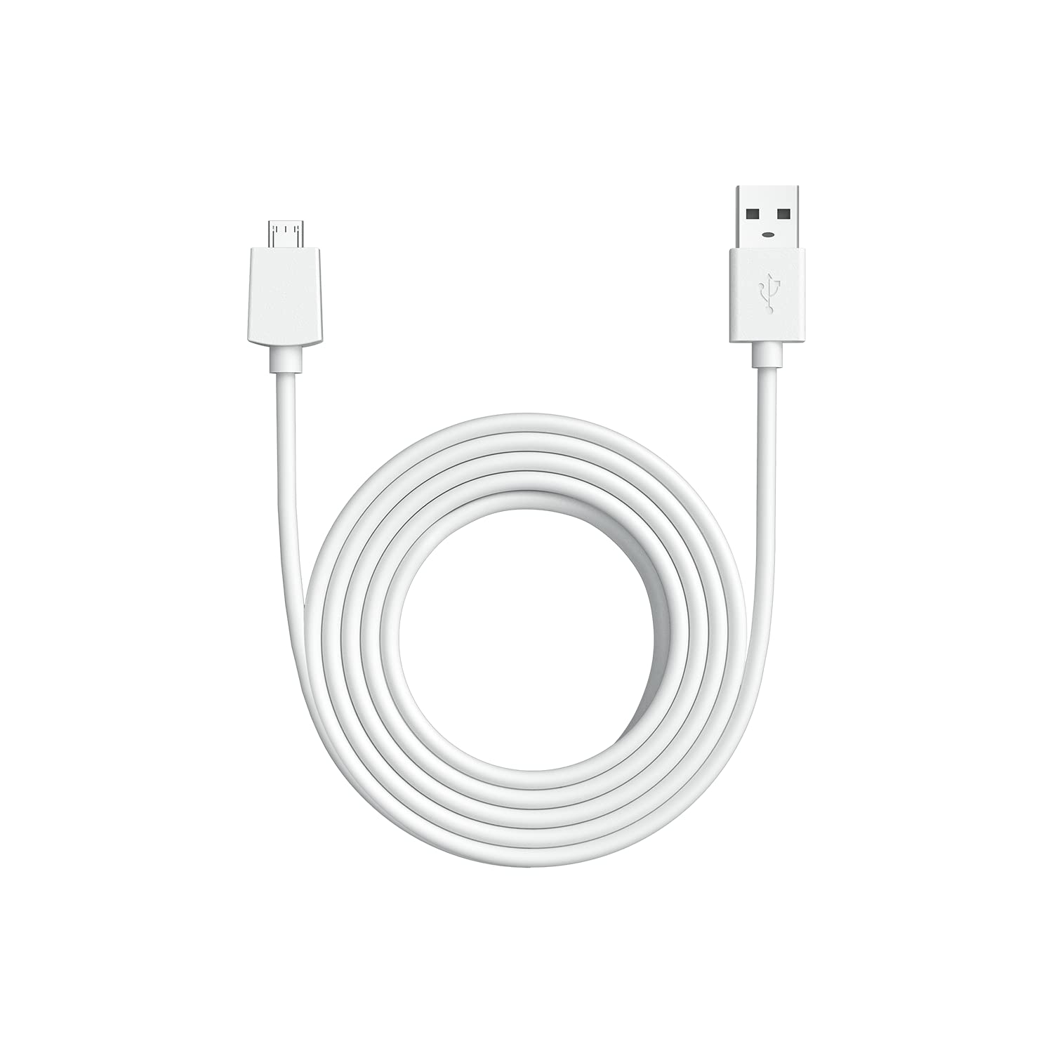 Cable de alimentación USB-A a Micro USB Ring de 3 metros para Indoor Cam - Blanco