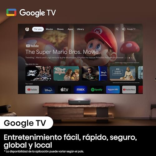 Hisense Proyector Inteligente de Distancia ultracorta 4K X-Fusion Laser Cinema PL2 Dolby Vision＆Dolby Atmos