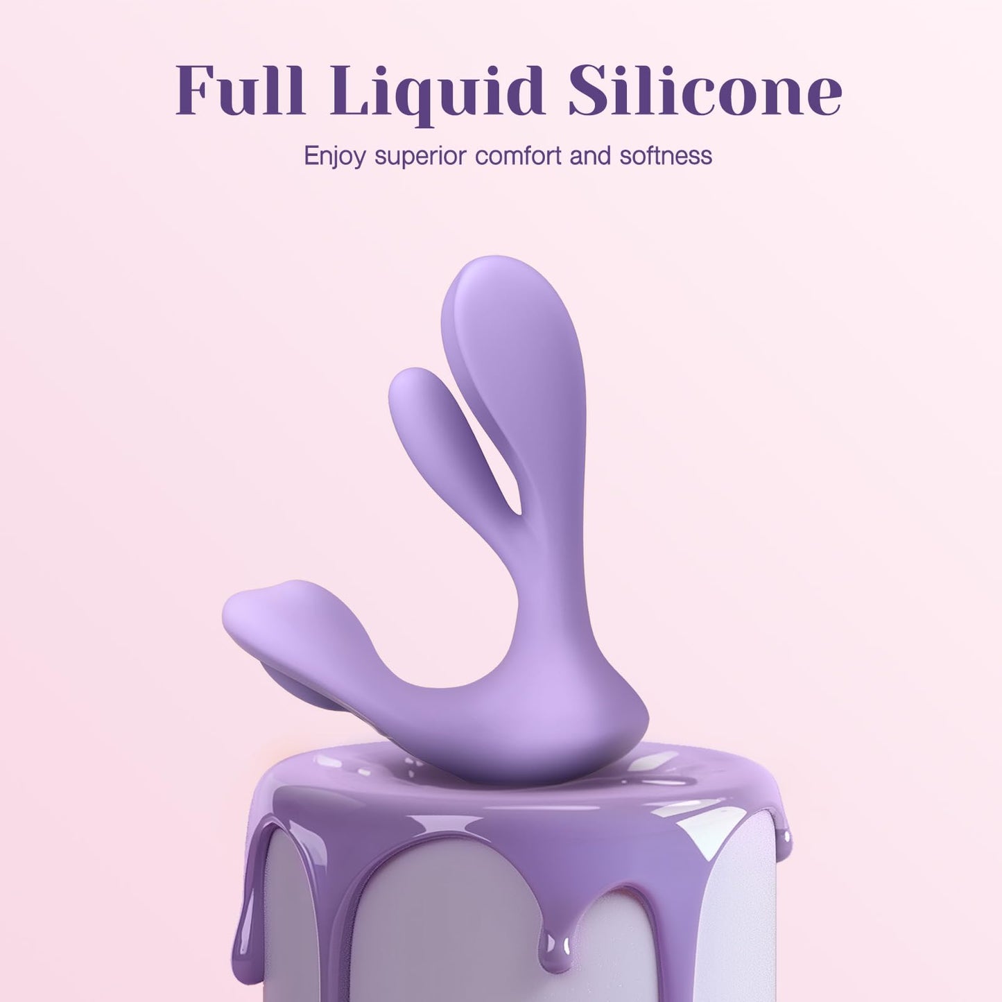 Vibrador Giratorio Tracy's Dog Rosa con Control Remoto y Estimulación Dual para Mujer