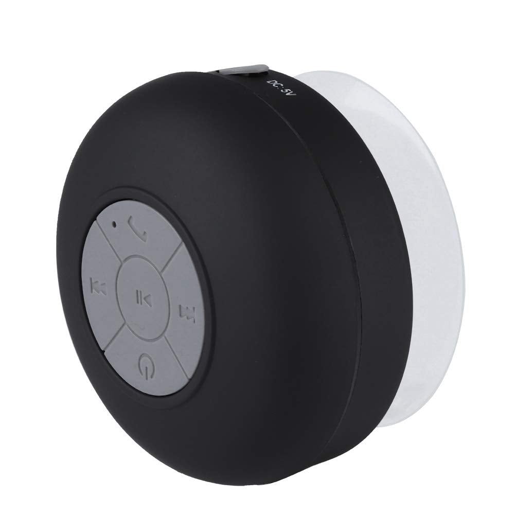 Altavoz Portátil Liukouu Negro con Ventosa Especial y Chip Decodificador Bluetooth