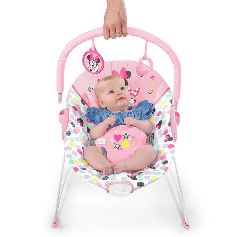 Disney Baby Mecedora Con Motivos De Lunares Y Minnie Mouse, Pink, Paquete De 2340.0 Grams