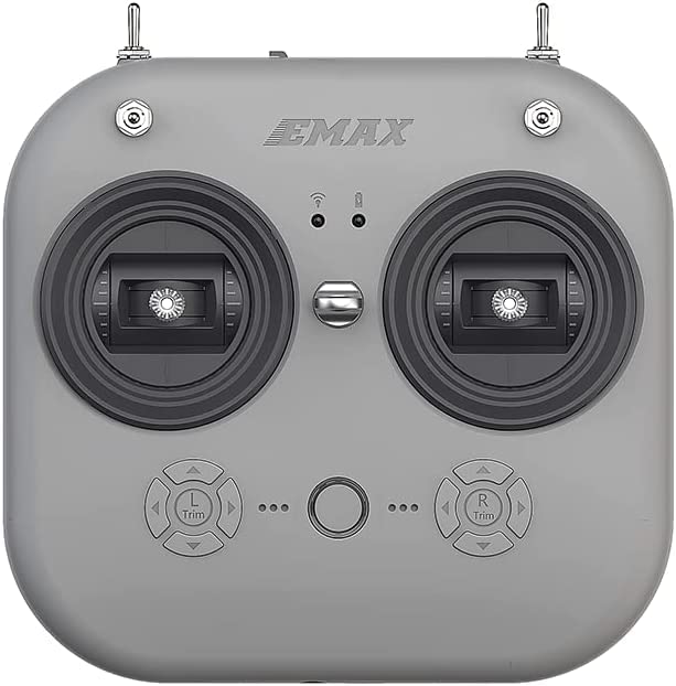Transmisor RC EMAX E8 FRSKY D8 2.4 GHz Pincher Agarre de Metal Compacto para FPV Racing Drones