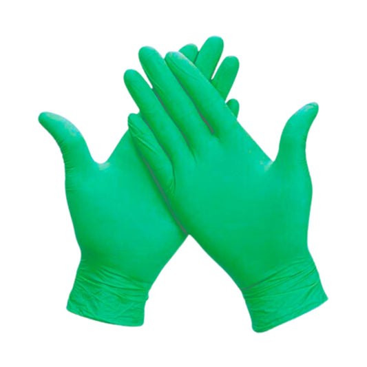 Guante de Nitrilo (M, Verde)