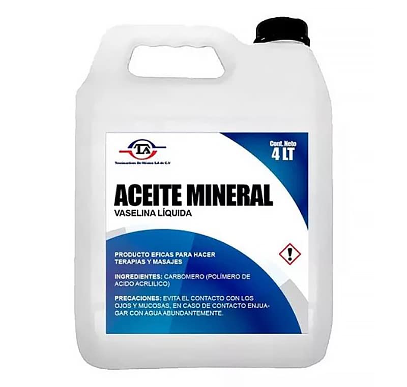 Vaselina Líquida 4 Litros - Aceite Mineral 80 NF para Automóviles y Maquinaria Industrial | Mantenimiento Profesional