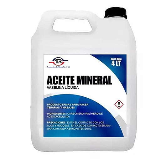 Vaselina Líquida 4 Litros - Aceite Mineral 80 NF para Automóviles y Maquinaria Industrial | Mantenimiento Profesional