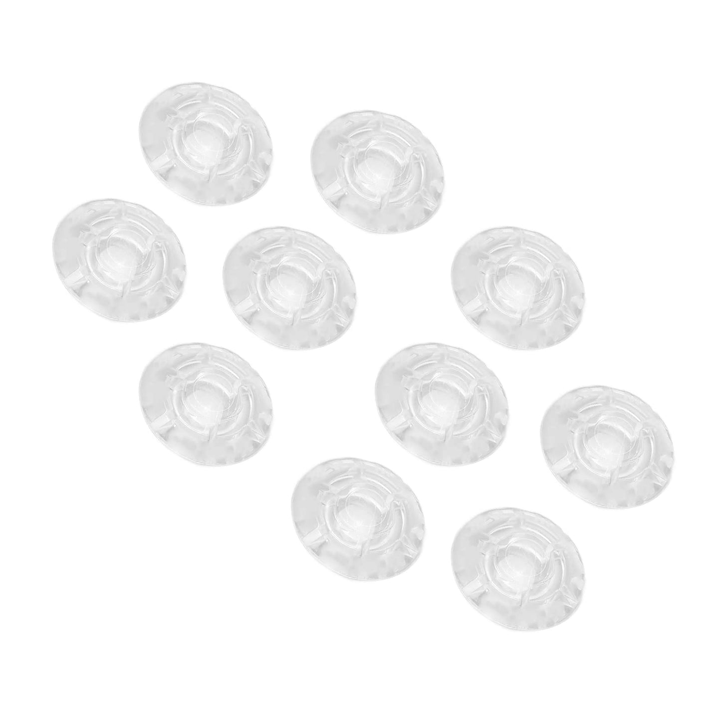 Pedal Toppers Universal transparente interruptor de pie cubierta de uñas plástico 10 Uds de moda para músicos para Pedal de efecto de guitarra