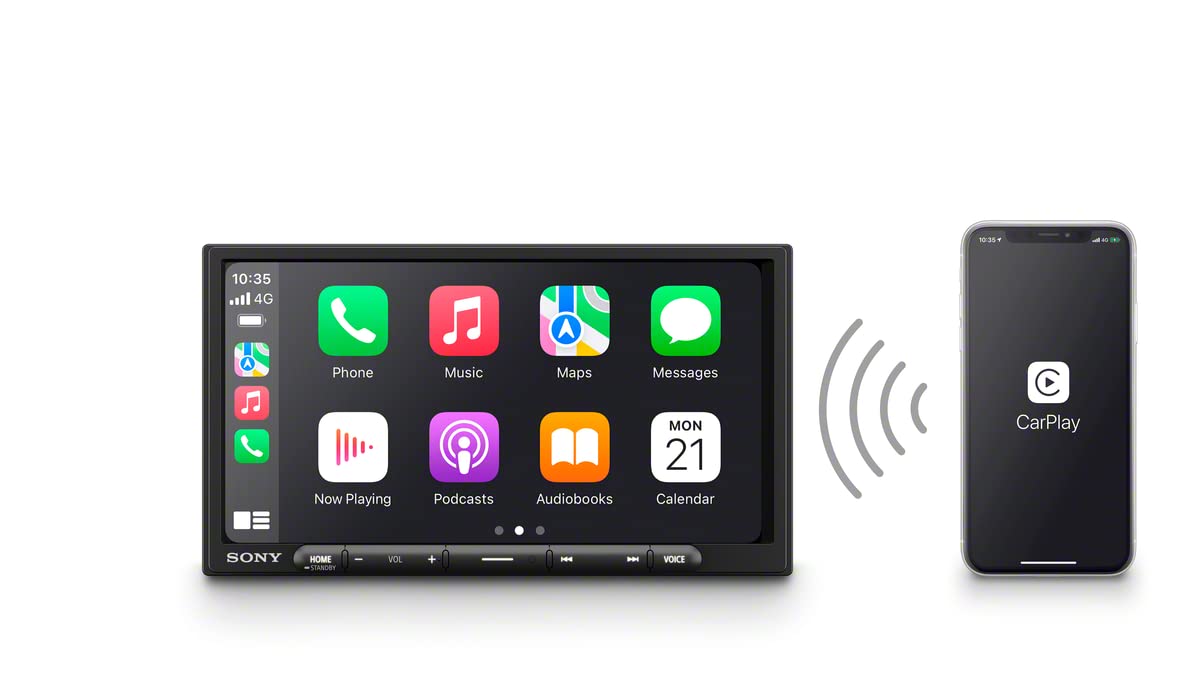 Receptor Multimedia Digital Sony XAV-AX4000 Apple Car Play Android Auto Inalámbrico