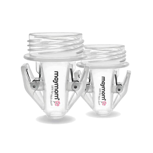 Adaptadores de Bolsas para Almacenamiento de Leche Materna Maymom Compatibles con Bombas Spectra S1, S2 y Avent Comfort Transparentes, Material Libre de BPA Seguros para Agua Hirviendo