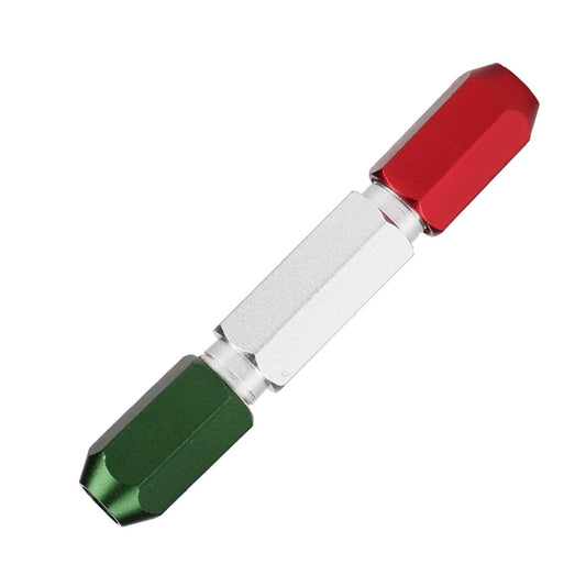 Garosa Pin Gage Mango de calibre de pasador manija de calibre Go No Go Gauge de doble extremo de aleación de aluminio rango de 0,3 a 16 mm(1-2mm)