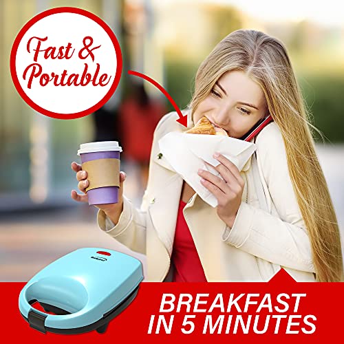 Brentwood TS-256BL Máquina de huevos eléctrica, estándar, azul