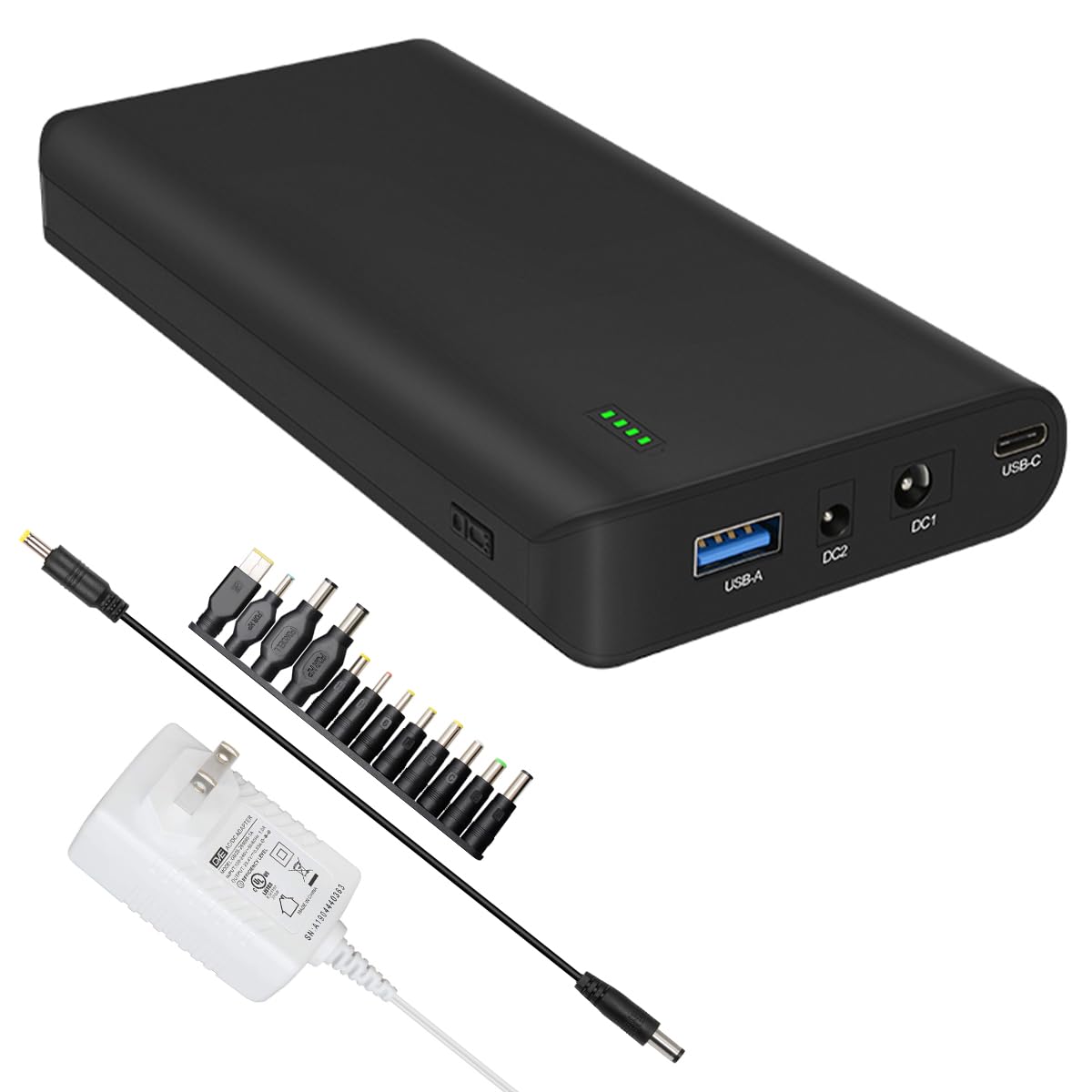 Batería Recargable Talentcell 17500 mAh USB-C portátil Lithio-Ion para Portátil y Smartphone