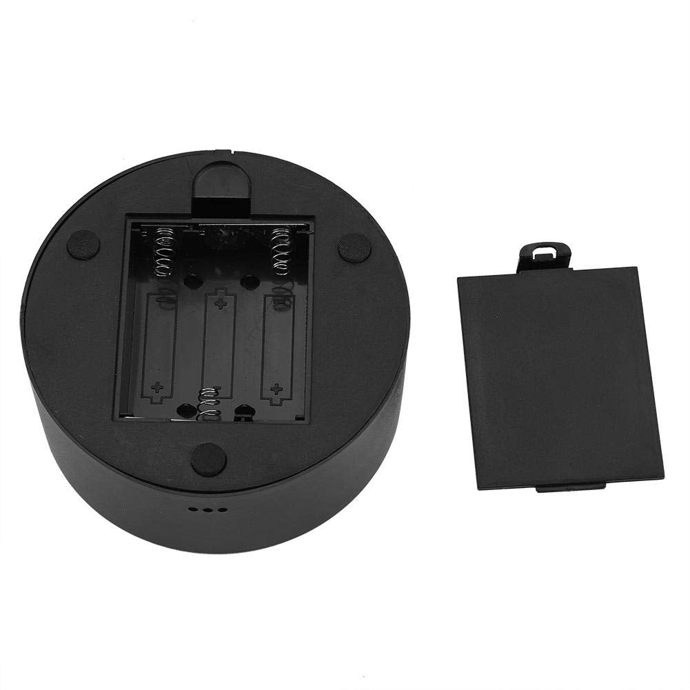 Luz de Noche 3D Yosoo Negra Patrón de Planeta con Interruptor Táctil USB