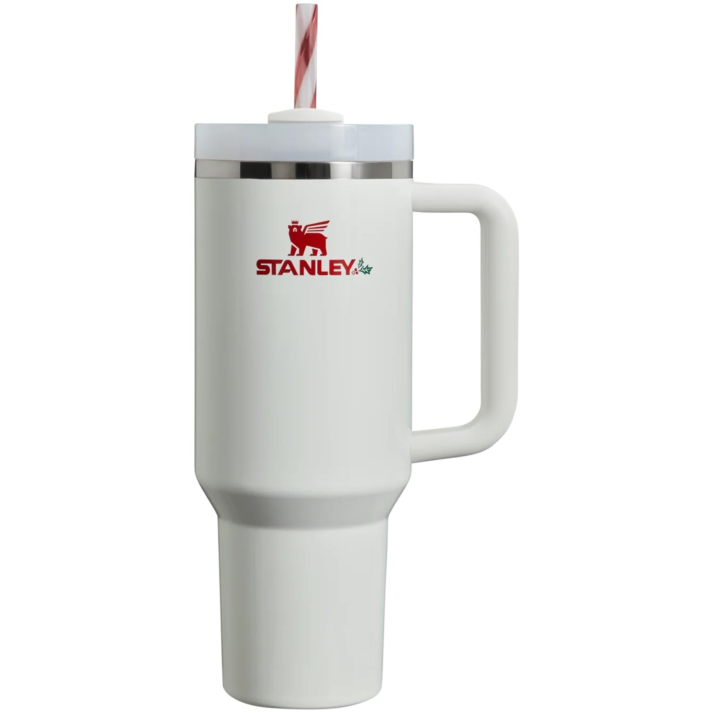Vaso de Acero Inoxidable Stanley Quencher Mistletoe Twist 40 Onzas Aislado al Vacío