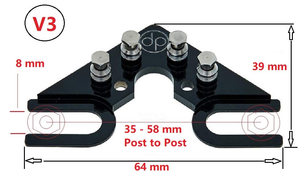 The String Butler V3 Standard (negro y plateado) - Mejor actualización de guitarra para mejorar la estabilidad de afinación