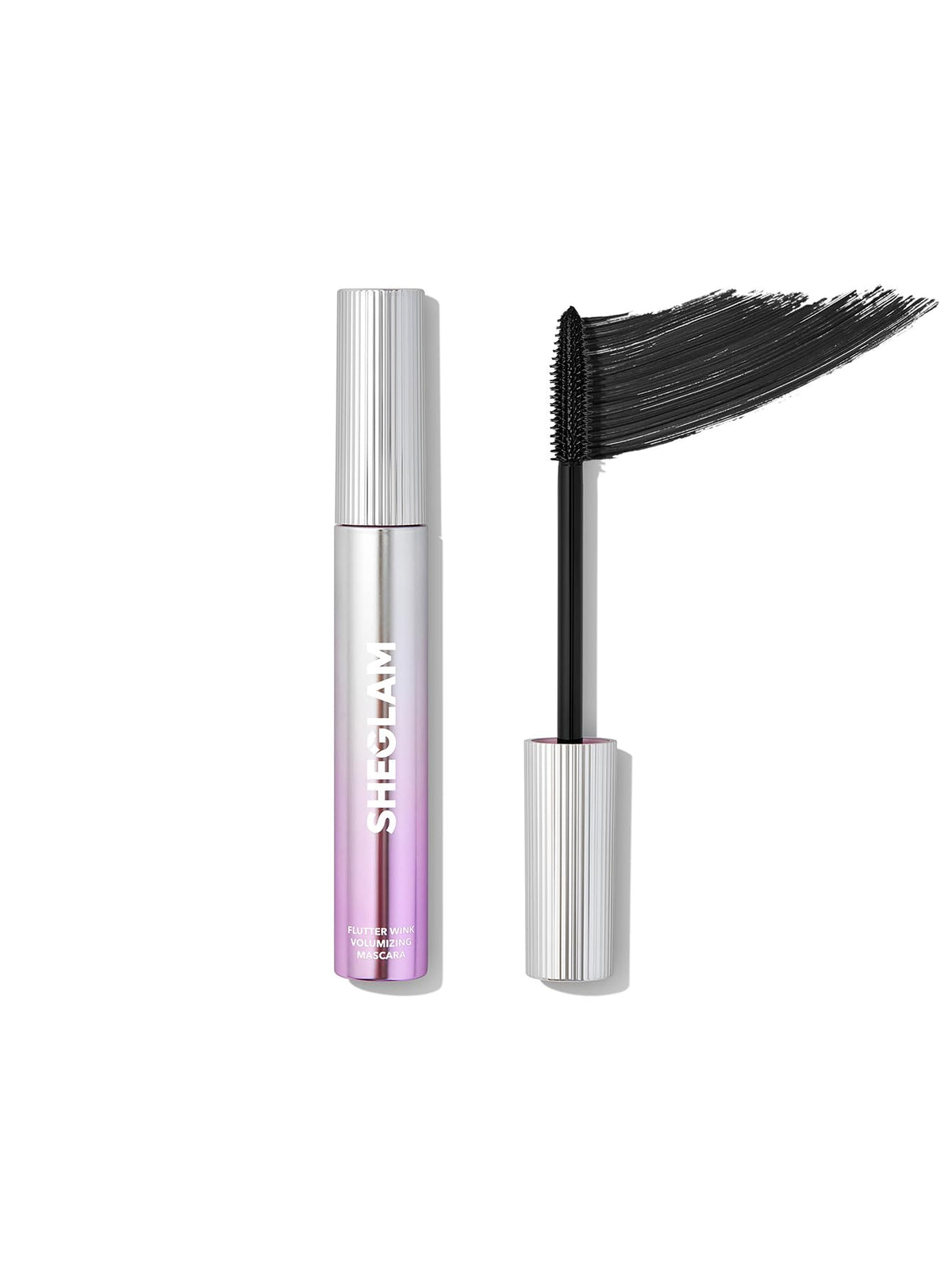 SHEGLAM Máscara De Pestañas Voluminizadora Flutter Wink, Extensiones De Pestañas, Tubo, Longitud Y Elevación, Color Negro