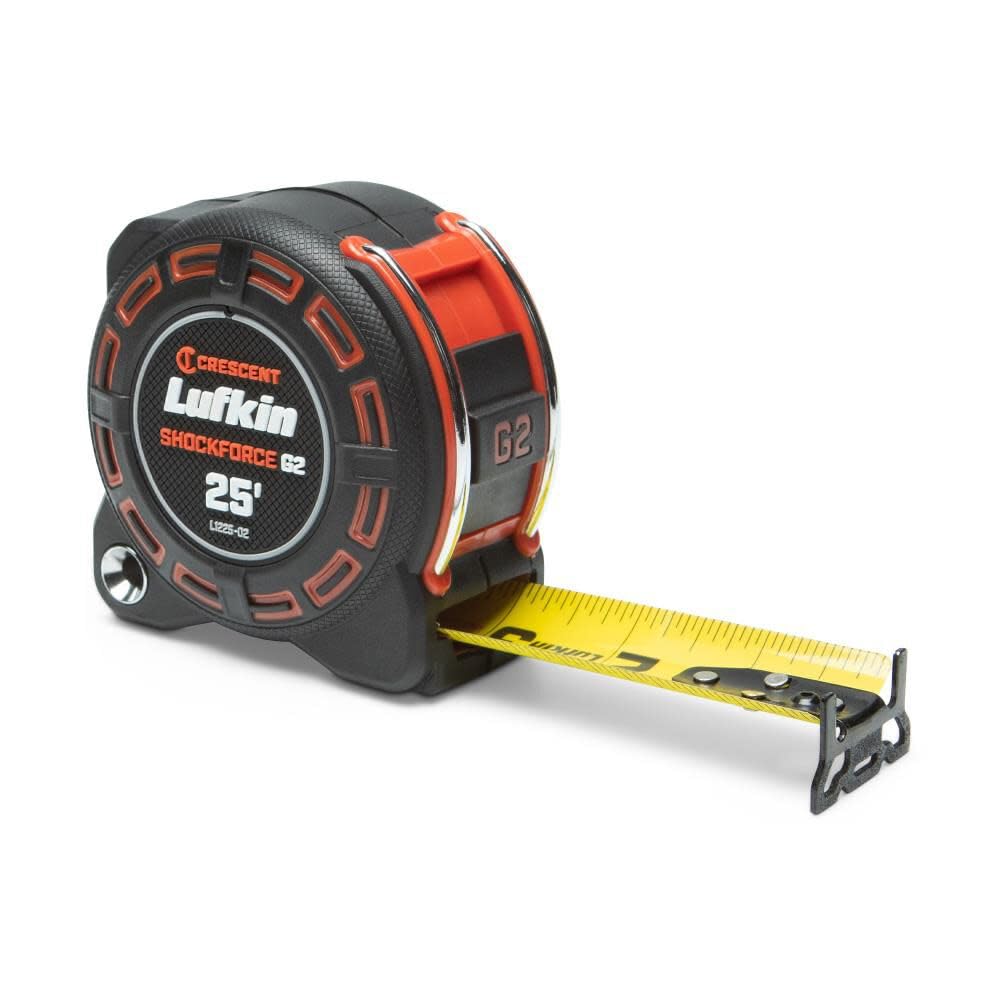 Lufkin Shockforce G2 - Cinta métrica de 25 pies, L1225CME-02