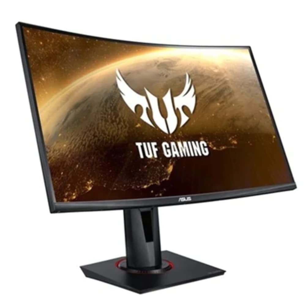 Asus Monitor Gamer Curvo 27" TUF Gaming VG27VQ Full HD (1920x1080), 165Hz para un juego inmersivo, Extreme Low Motion Blur, Adaptive-sync, FreeSync, 1ms