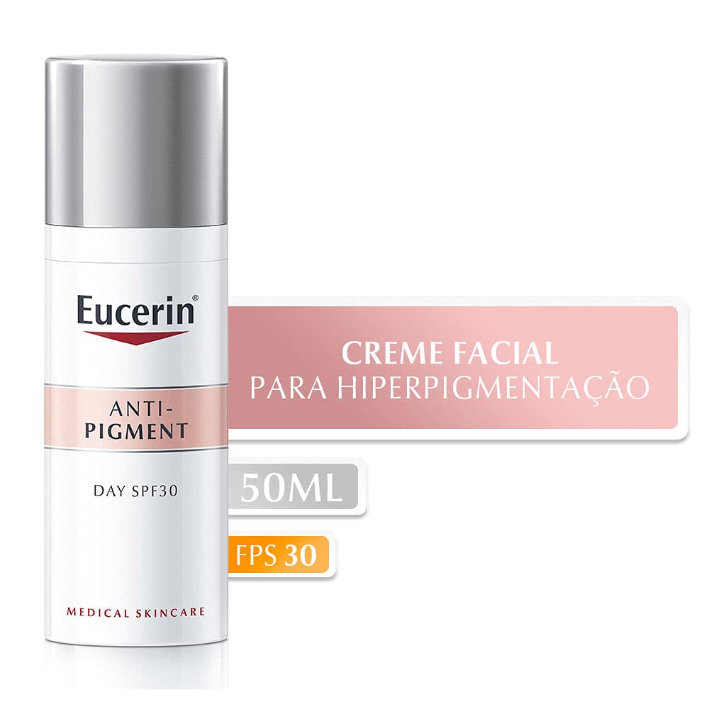 Eucerin Antipigment Crema Día Fps 30+ 50ml + Ph5 Bálsamo labial Protector de Labios FPS 20, 4.8 gramos