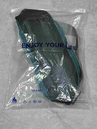 Riñonera WATERFLY Peacock Blue Elegante para Deportes y Viajes para Mujer y Hombre