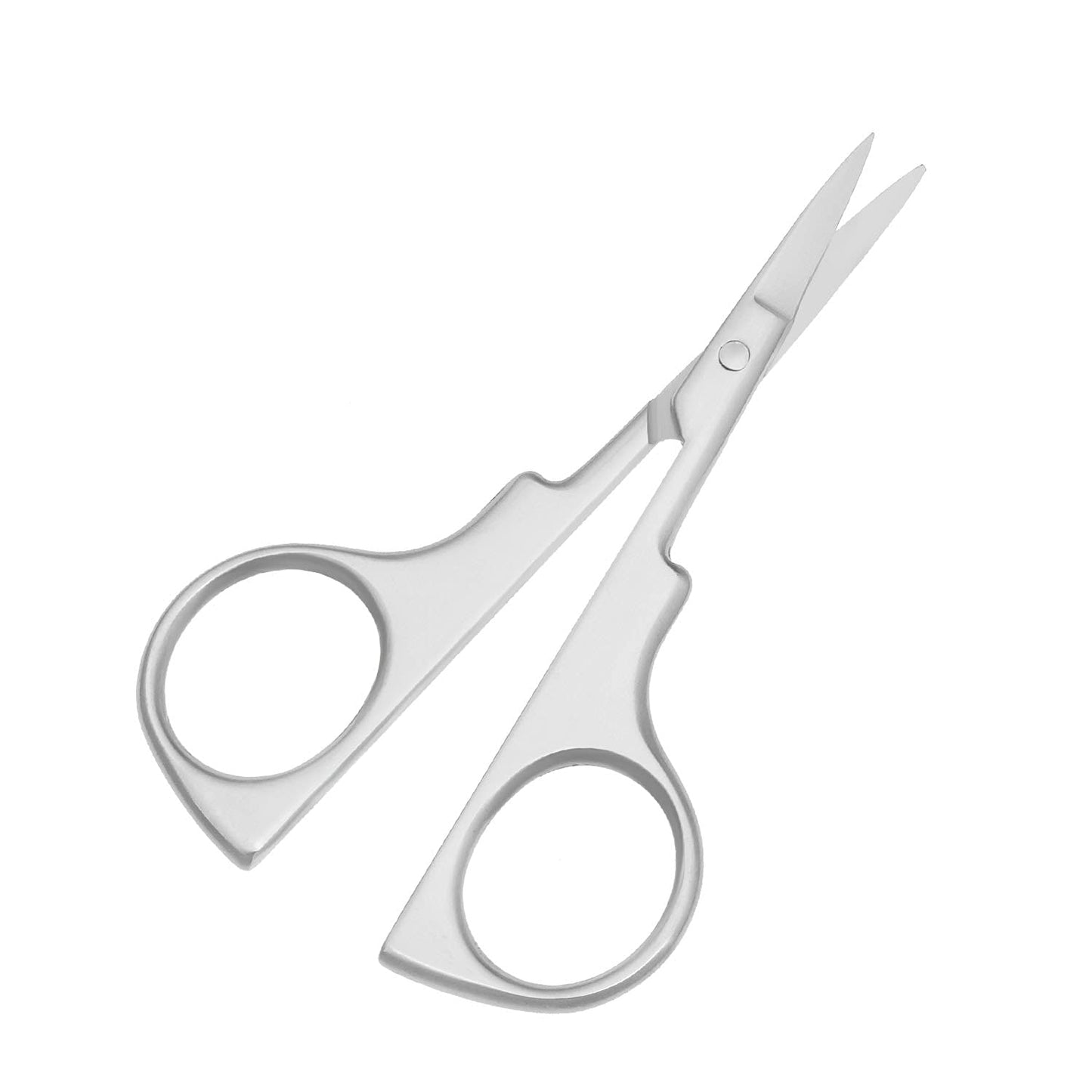 Motanar - Tijeras profesionales para cuidado personal, depilación facial y depilación de oreja y nariz, cejas, recortes, acero inoxidable, tijeras de punta recta de 3.7 pulgadas