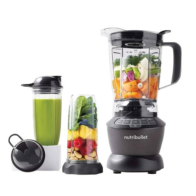Licuadora Nutribullet 1200W Gris Oscuro 64oz Renovada
