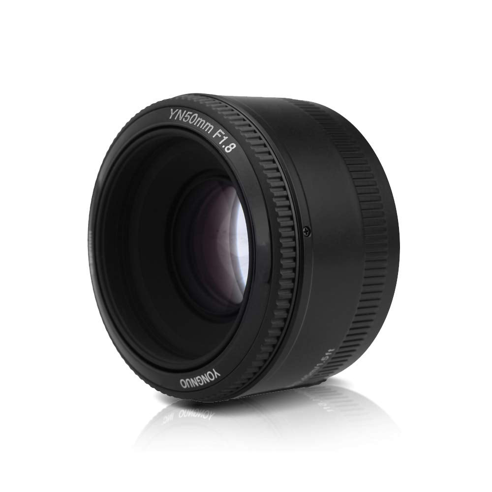 YONGNUO YN50 mm F1.8 Lente Prime estándar de Gran Apertura Lente de Enfoque automático Compatible con Canon EF Mount Rebel DSLR (CXK5648617516965WD)