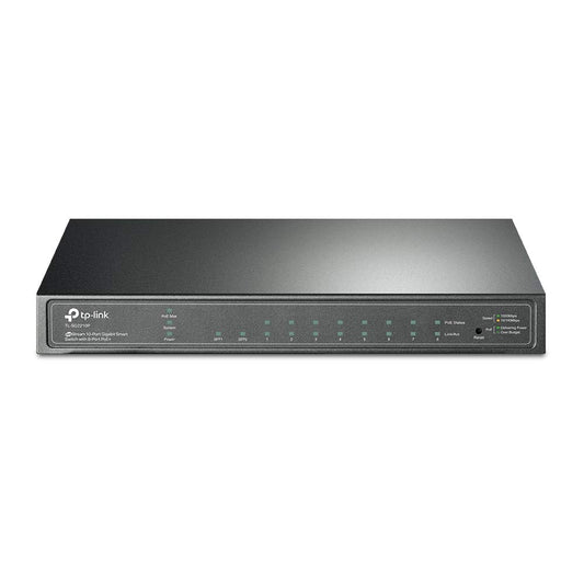 TP-Link TL-SG2210P V3| Jetstream 8 Port Gigabit Smart Managed PoE Switch | 8 PoE+ Ports @61W, 2 SFP Slots | Support Omada SDN | PoE Recovery | IPv6 | Static Routing | 5 Year Manufacturer Warranty