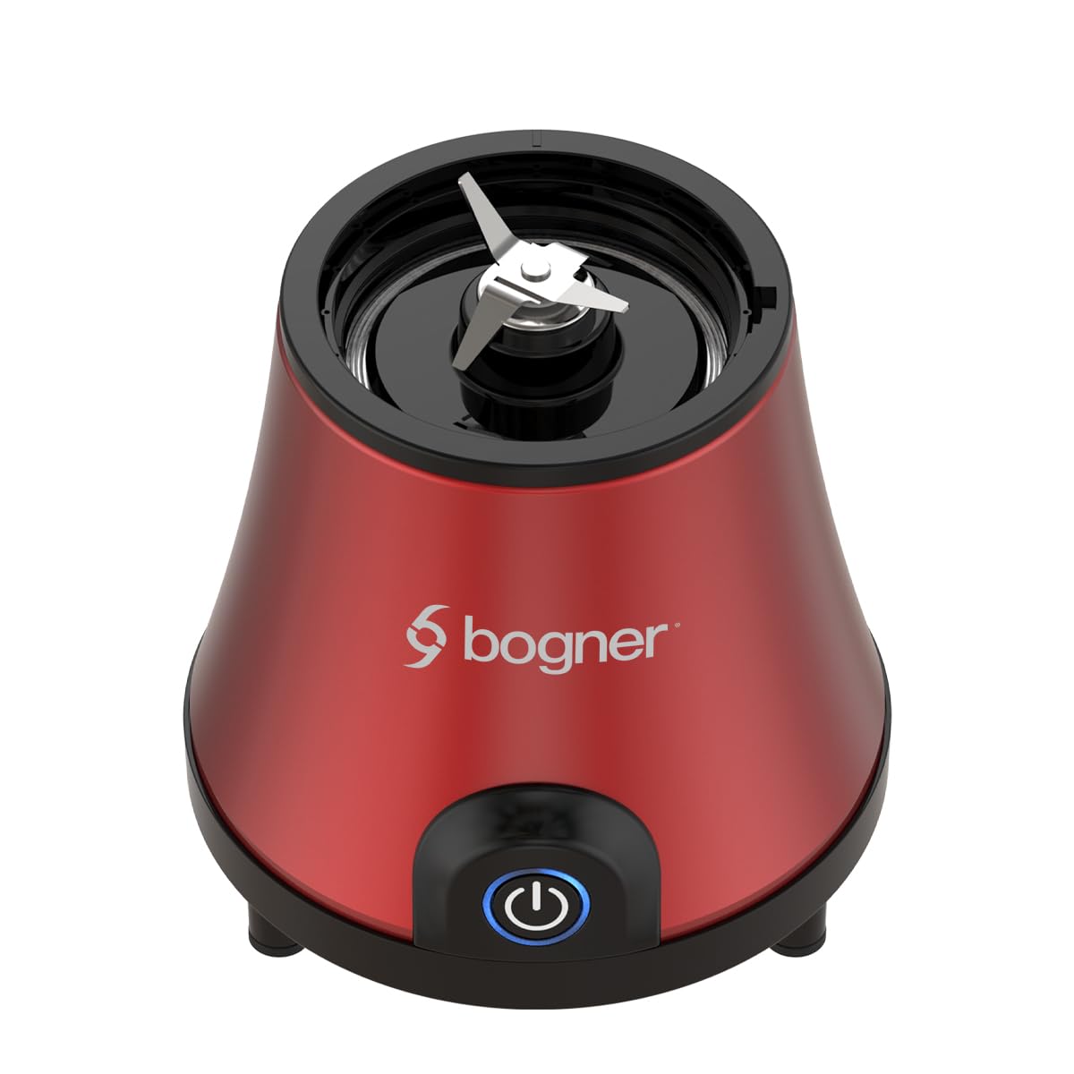 Licuadora Personal Compacta Bogner BPB02 500 W- Para Creaciones Deliciosas, Blender Hielo 4 Cuchillas, Vasos de 600 ml de Tritán con Tapa, Cuchillas Desmontables Acero Inoxidable.