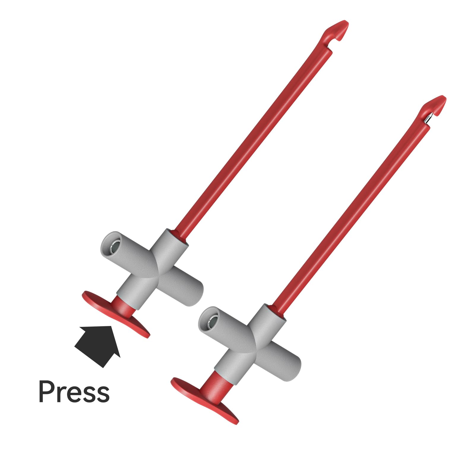 Goupchn - 2 cables de prueba de multímetro de 4 mm, macho a macho, con sondas de perforación, herramienta de clip de prueba para pruebas de multímetro, reparación de automóviles
