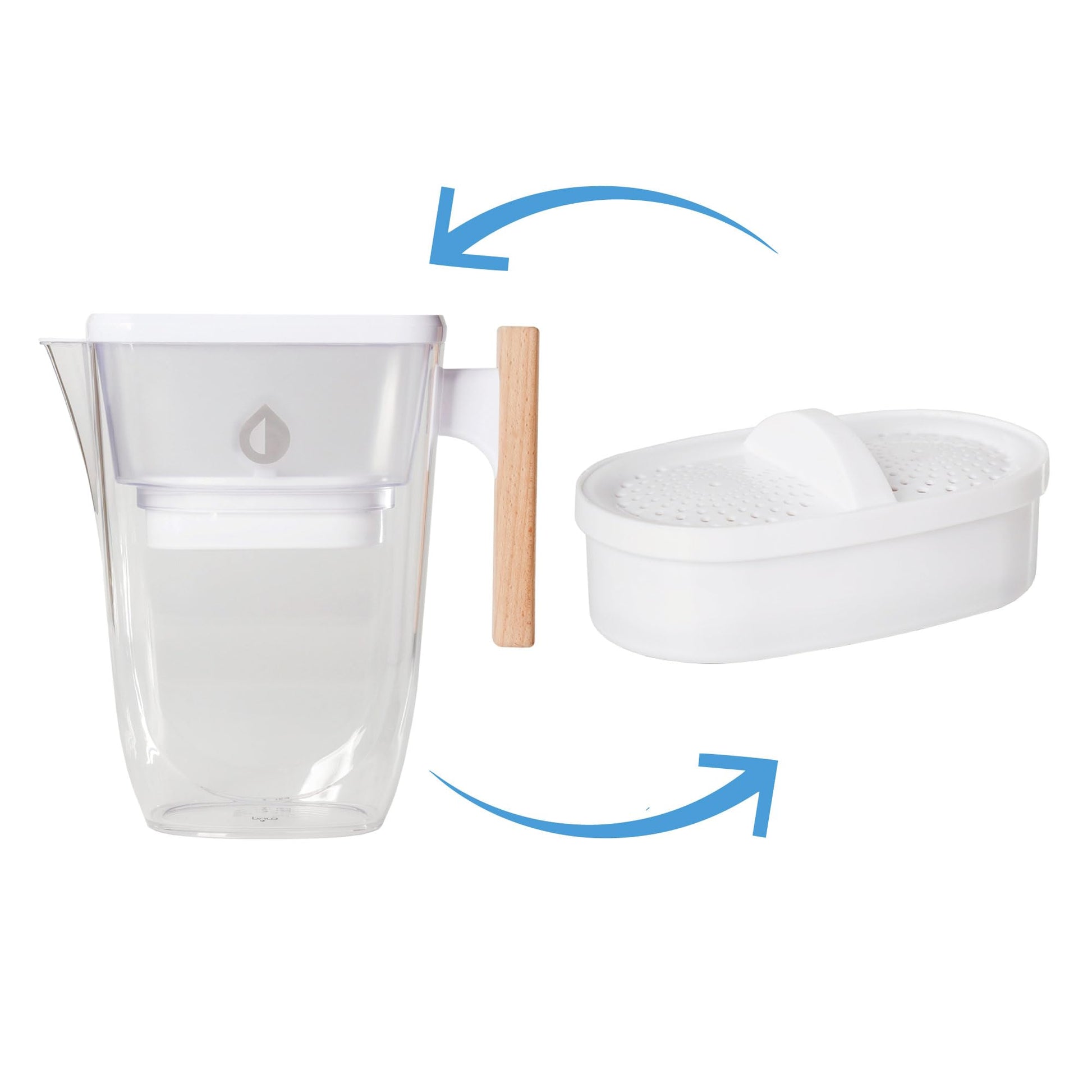 Repuesto Núcleo PURA Bali PURA Somos Agua Negro Carbón Activado para Jarra Purificadora