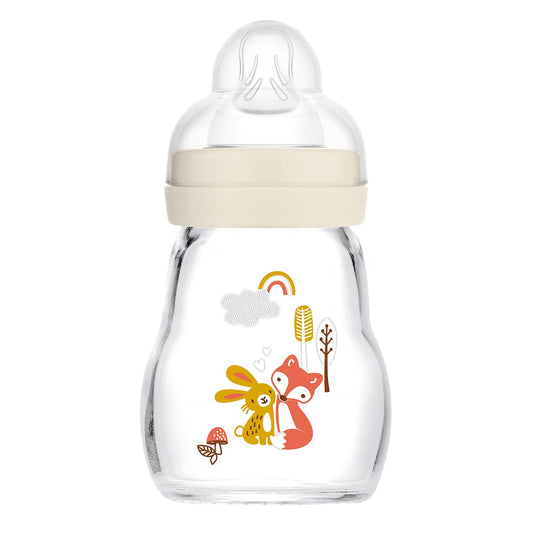 Biberón de Vidrio Mam Feel Good 170ml para Unisex
