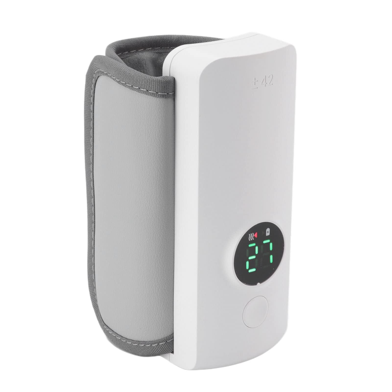 Calentador De Biberones Portátil Asixxsix Inalámbrico Blanco con Pantalla LCD y Control De Temperatura Preciso Para Viaje