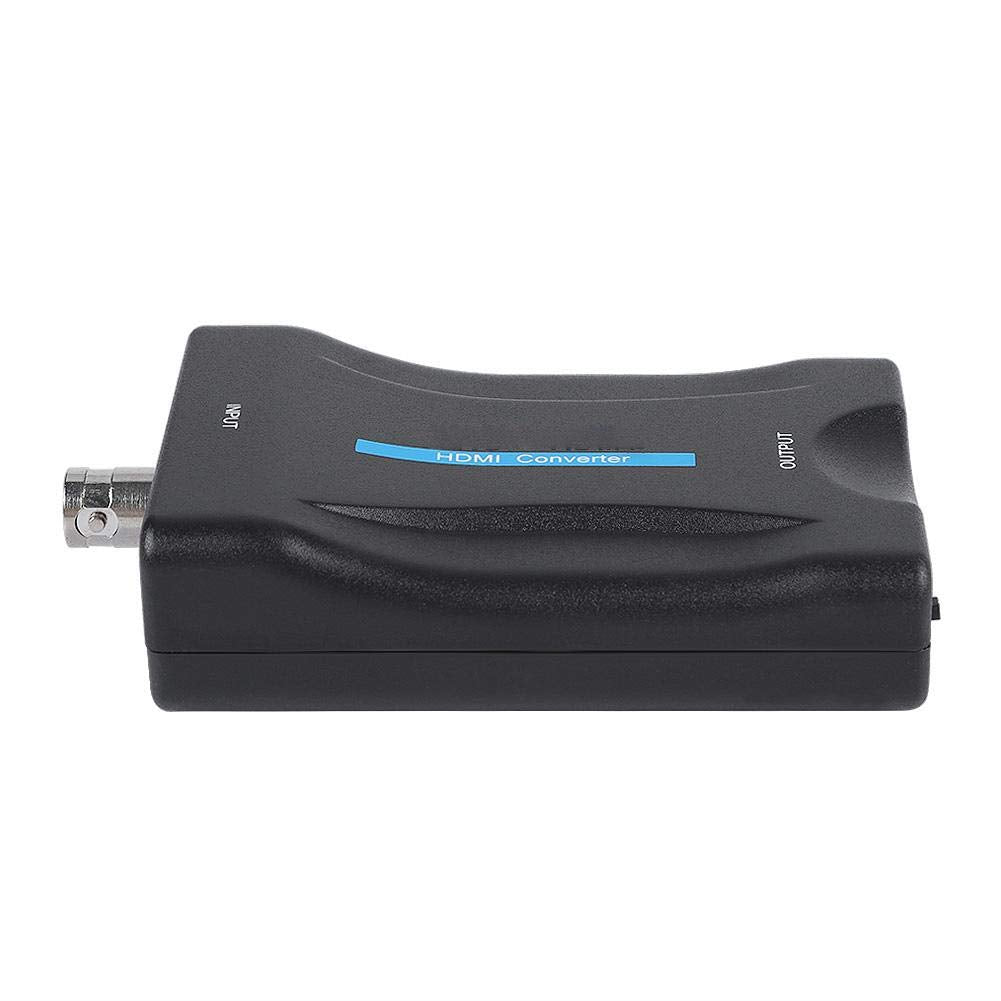 Zerone BNC to HDMI Converter Display HD 1080P/720P Video Adapter Surveillance Monitor for PS2, PS3, PSP, Wii,