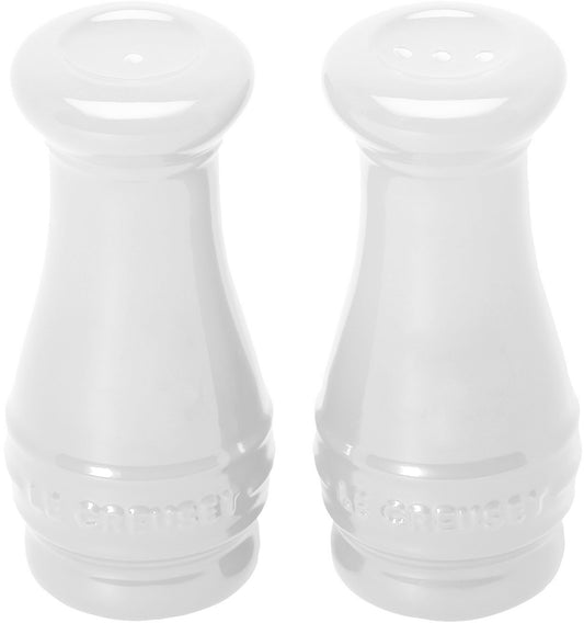 Le Creuset Salero y Pimentero de Cerámica, Blanco