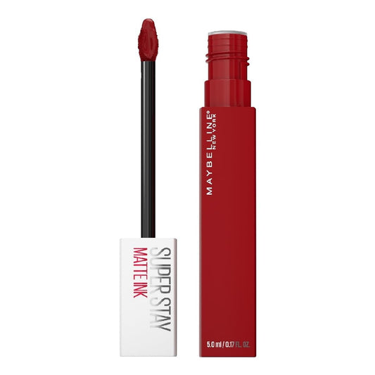 Maybelline Labial líquido matte de larga duración, Superstay Matte Ink spiced Edition tono Exhilarator, 5g