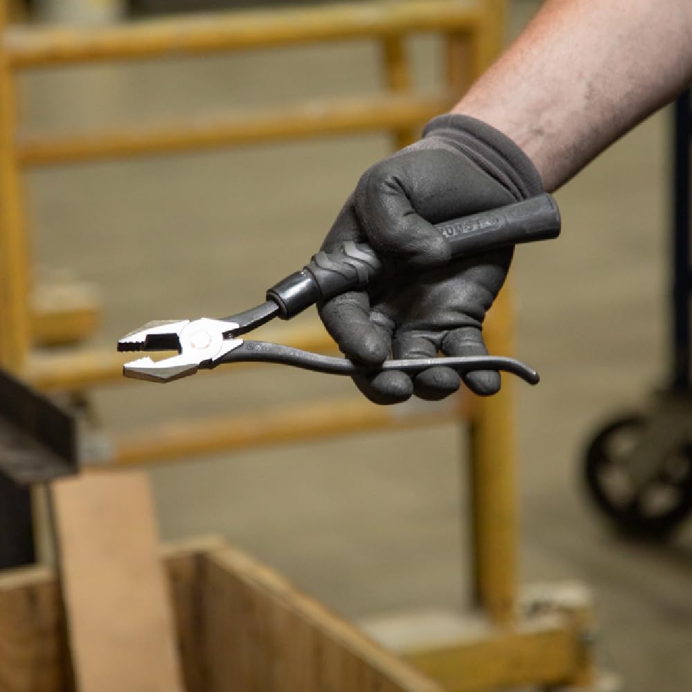 Klein Tools M200ST Kit de agarre de cojín con bandas termorretráctiles, fabricado en Estados Unidos, uso con alicates Klein para herrero de cabeza delgada Cat No. 201-7CST, paquete de 2