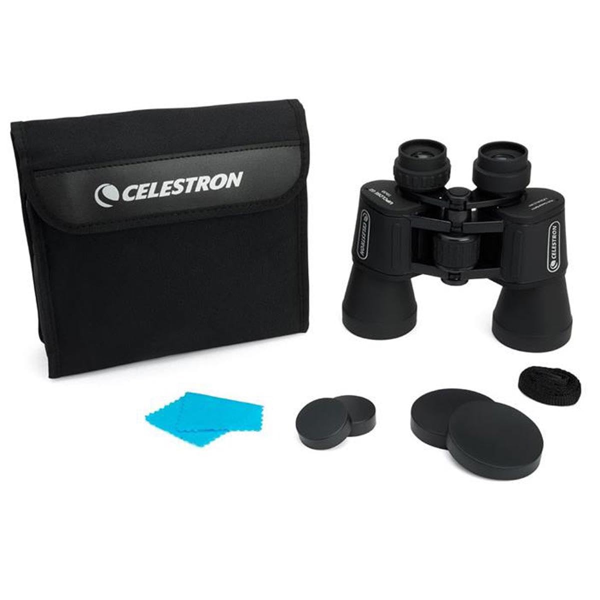 Celestron Binocular UpClose G2 10x50 – Óptica de Revestimiento múltiple para observación de Aves, Vida Silvestre, Paisaje y Caza – Prismático Porro Prism para Principiantes