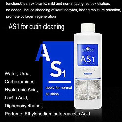 Premium Salon Professional Dermoabrasión Facial Soluciones Especiales Cuidado de la Piel Aqua Peeling Serum Limpiador Facial Líquido para Hidra Dermoabrasión Facial Máquina 400ml (3 botellas)