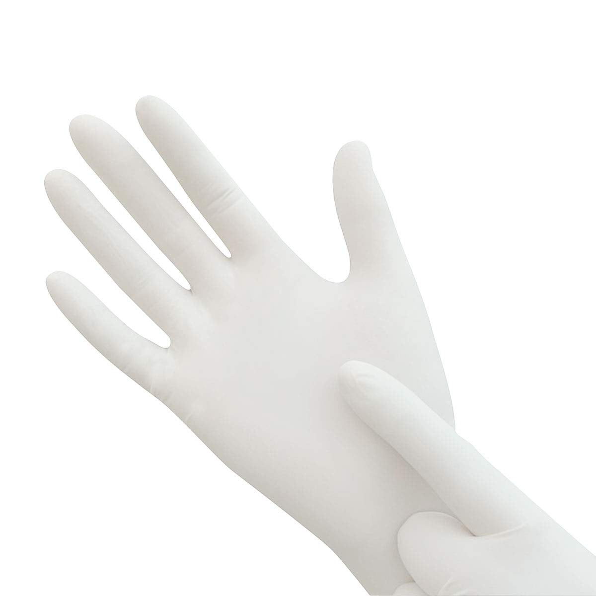 GUANTE AMBIDERM PLUS LISO BLANCO MEDIANO CAJA C/100 PZAS