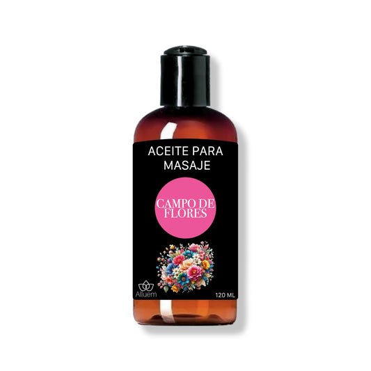 Aceite Para Masajes Campo De Flores Aroma Relajante