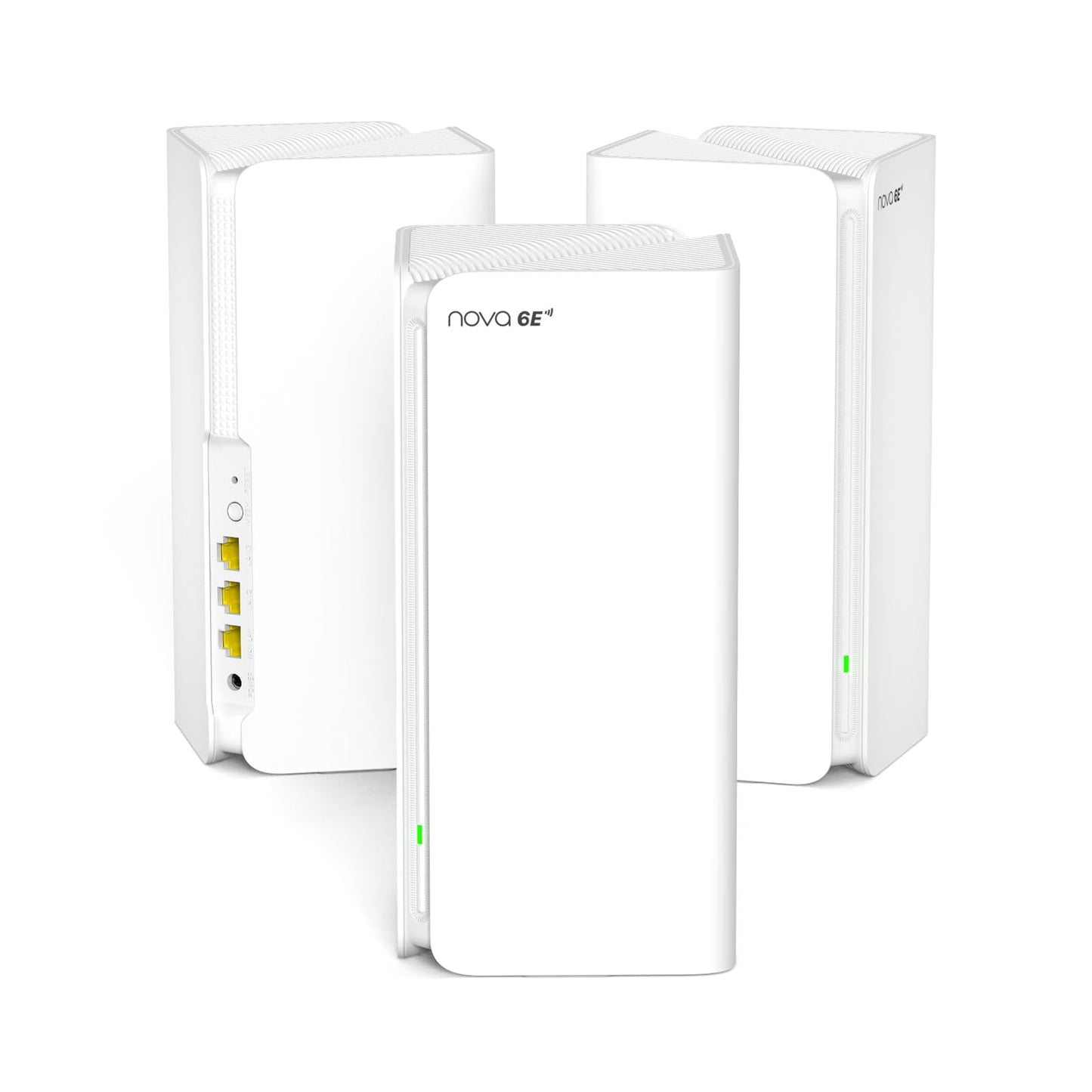 Sistema WiFi 6e de Malla Tenda Nova mx21 Pro Blanco de Tres Frecuencias para Toda la Familia