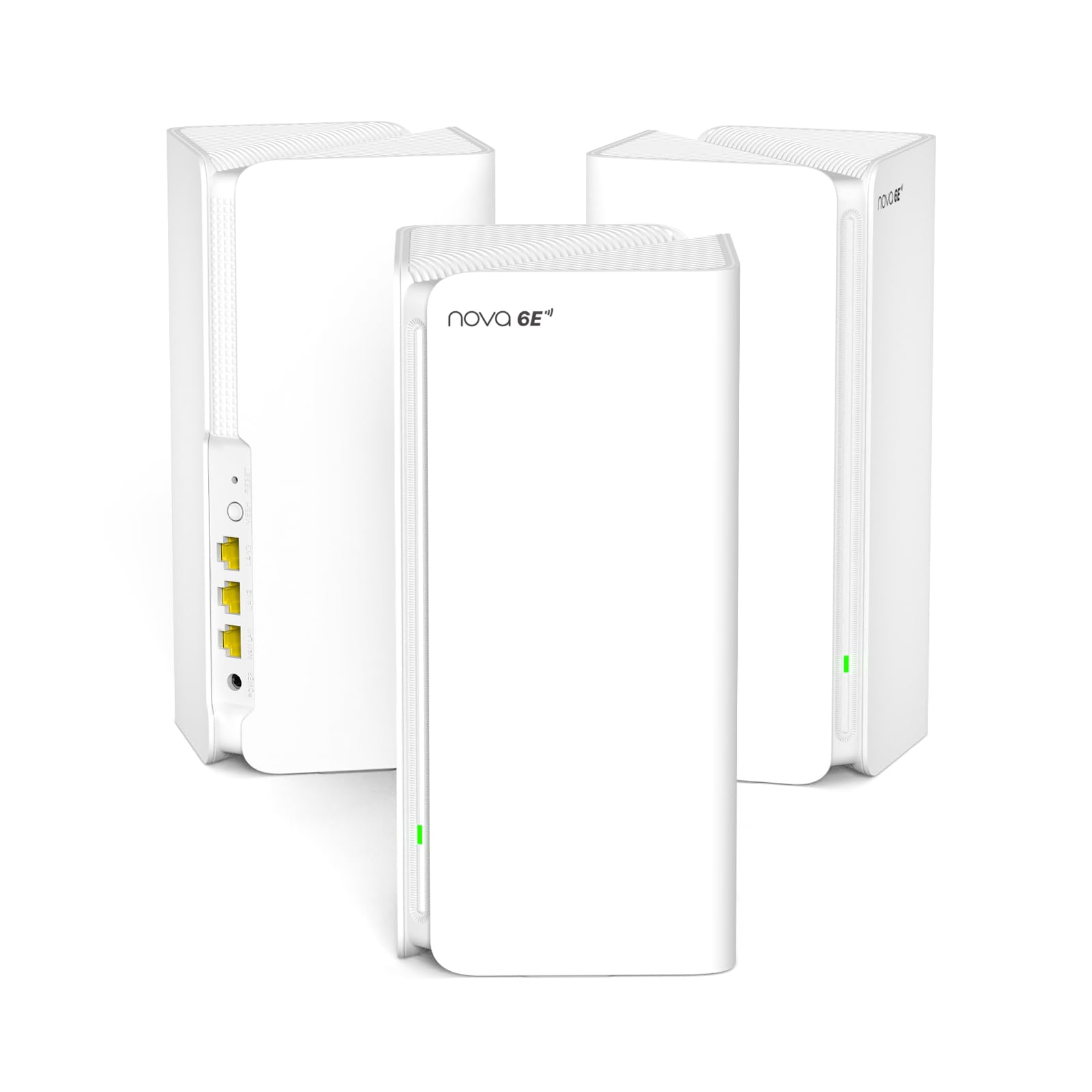 Sistema WiFi 6e de Malla Tenda Nova mx21 Pro Blanco de Tres Frecuencias para Toda la Familia
