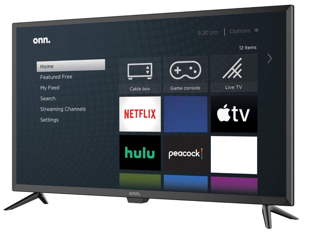 Televisión ONN 24 Pulgadas HD Inteligente LED Compatible con Netflix y Google Assistant