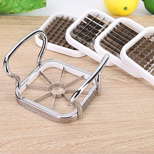 Cortador de Papas Fritas de Acero Inoxidable 5 en 1 para Cocina