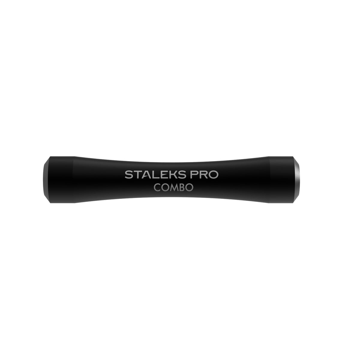 Staleks Combo Uniq 10B Mango Negro – Base Empujadora Modular Para Piezas De Trabajo Reemplazables – Diseño Ergonómico Y Ligero De Aluminio Para Profesionales De Uñas