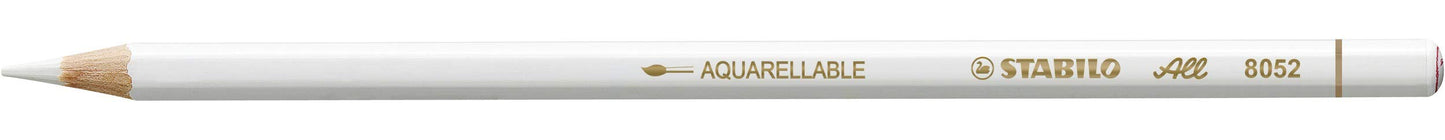 Lápices de Colores Stabilo Blanco 3,3 mm para Superficies Variadas