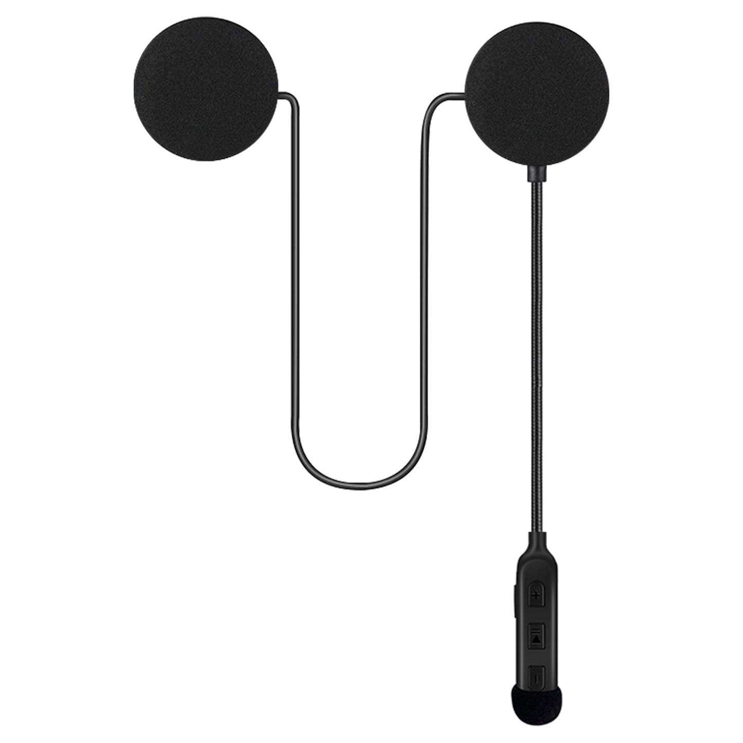 JZAQ - Casco de motocicleta con Bluetooth, auriculares para exteriores, auriculares deportivos impermeables, altavoces manos libres, control de llamadas de música, respuesta automática, 60 horas de