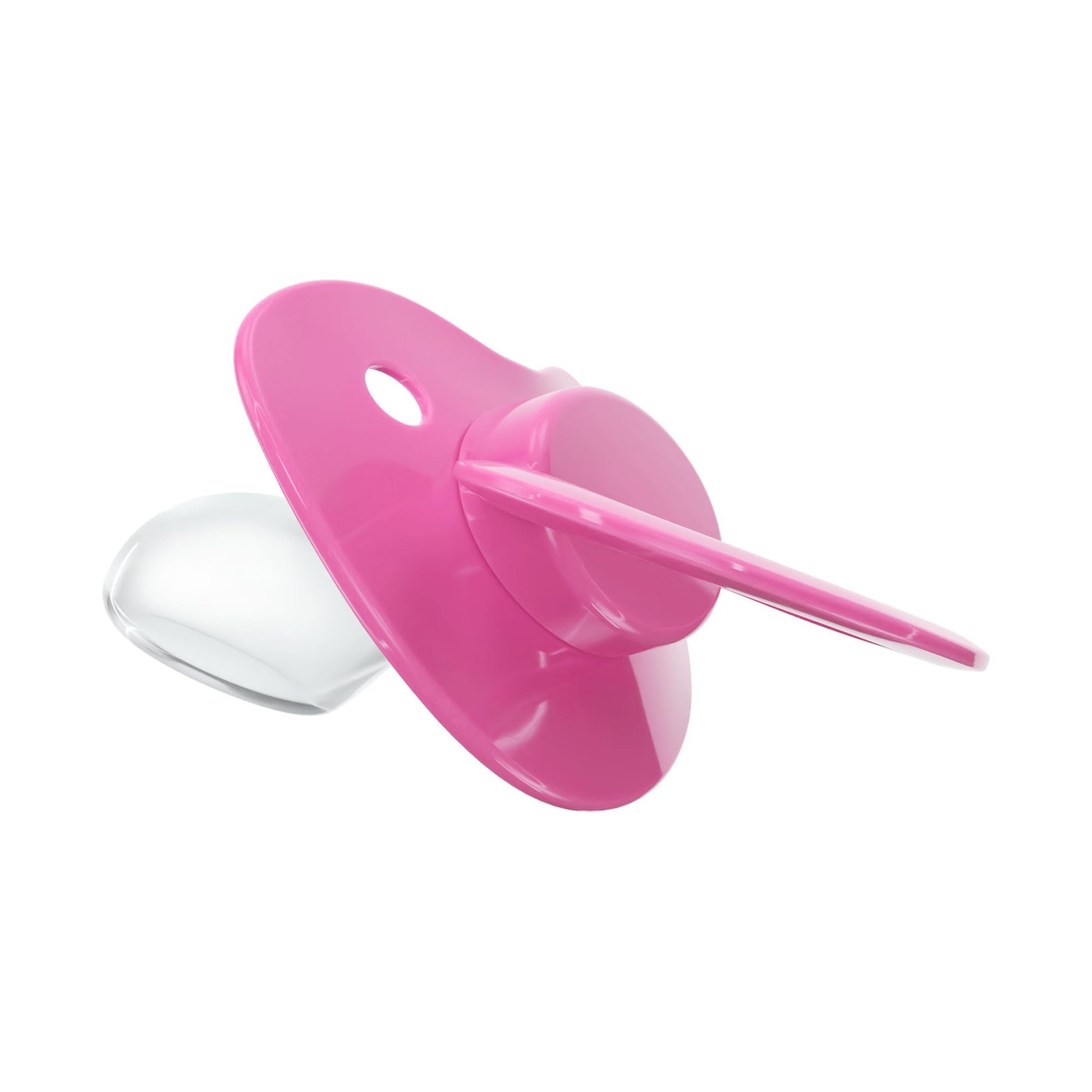 Chupete Addict - Fixx - JUMBO funcional adulto XXL - Chupete de silicona - Talla 10 (rosa intenso)